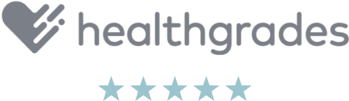 Healthgrades five star rating logo