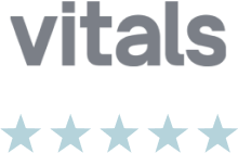 Vitals five star rating logo